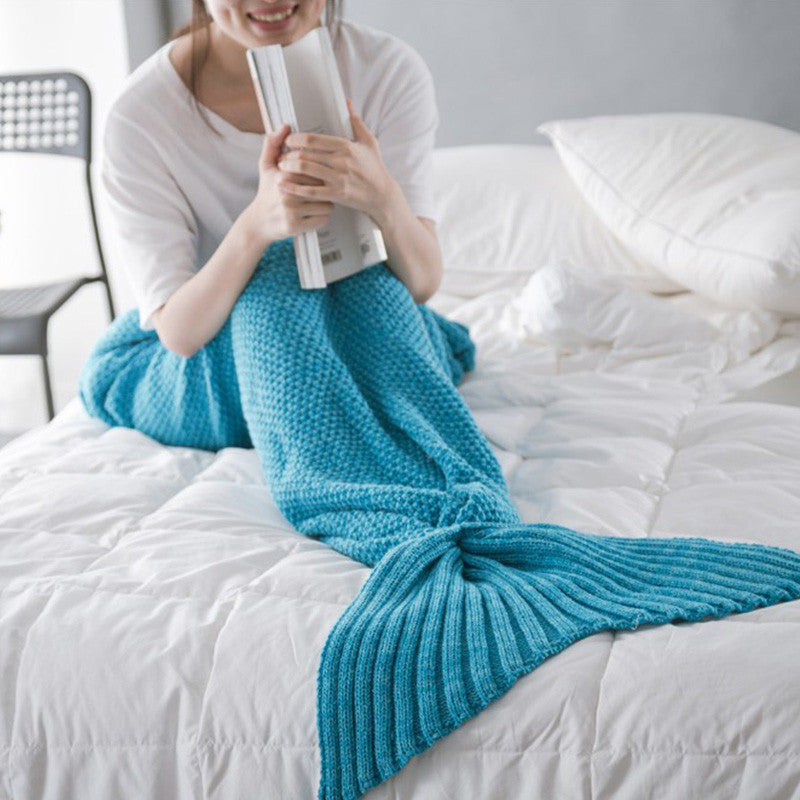 Crochet Mermaid Tail Blanket