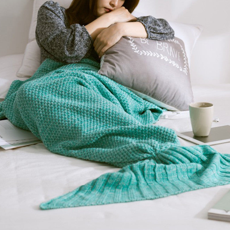 Crochet Mermaid Tail Blanket