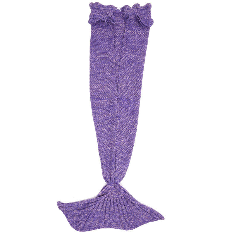 Kids Mermaid Tail Blanket